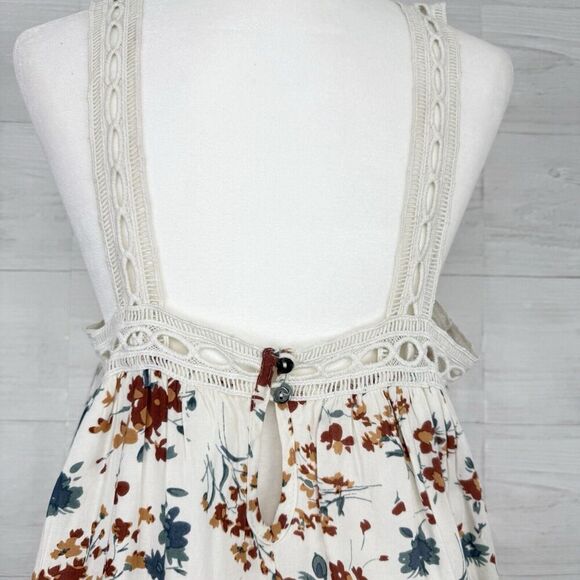 dRA Los Angeles Square Neck Shift Dress Size S Floral Mini Beach Spring Summer - Picture 7 of 13